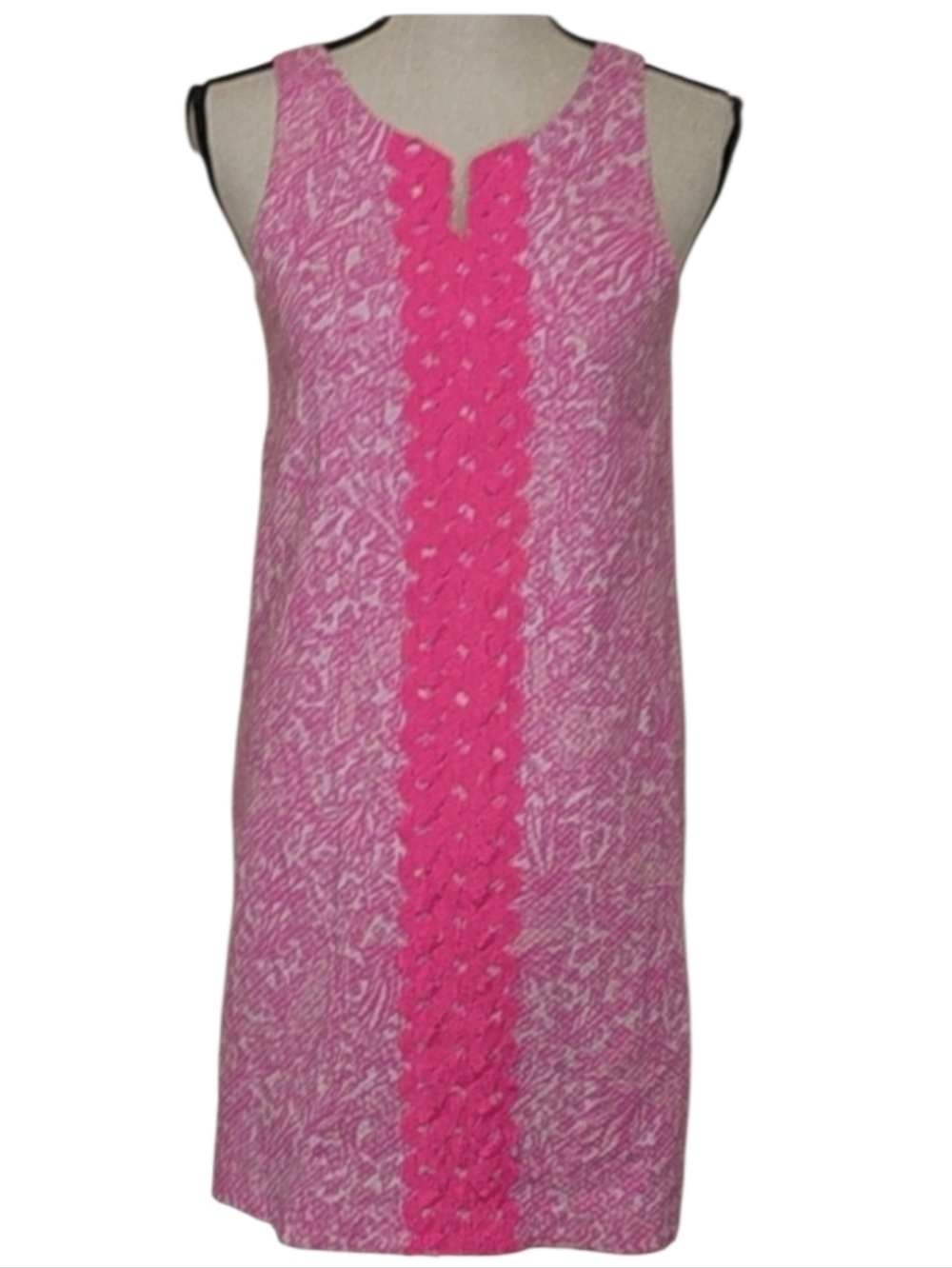 Lilly pulitzer for target Pink Cotton  Lace Floral Detail  dress Xl Girls
